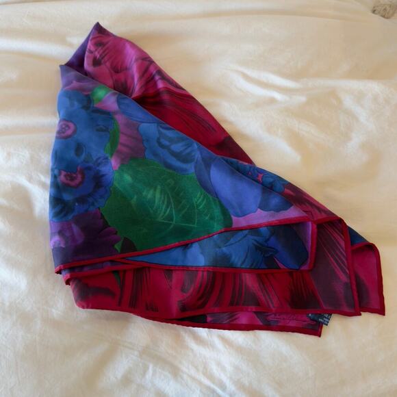 Bundle of (5) Assorted Scarves / Pashmina Maison Scotch Ginnie Johansen Silk - Picture 6 of 8